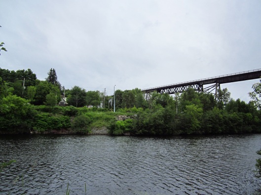 CP rail bridge over the Seguin River, Parry Sound
